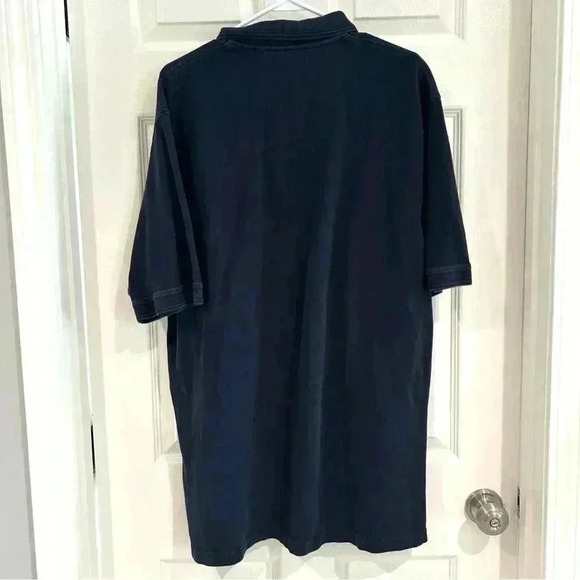 Men's Old Course St. Andrew's Golf Black Polo Collared Shirt Size XL - Picture 4 of 7